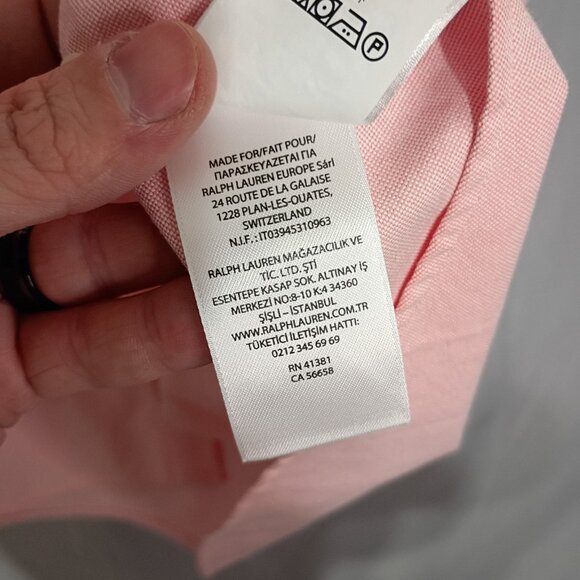 Polo Ralph Lauren Core Replen Mens XXL 2XL Shirt Pink Classic Fit Flesh Pony NEW - Picture 8 of 12